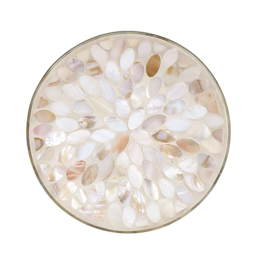 Mother Of Pearl Candle Plate £4.04
